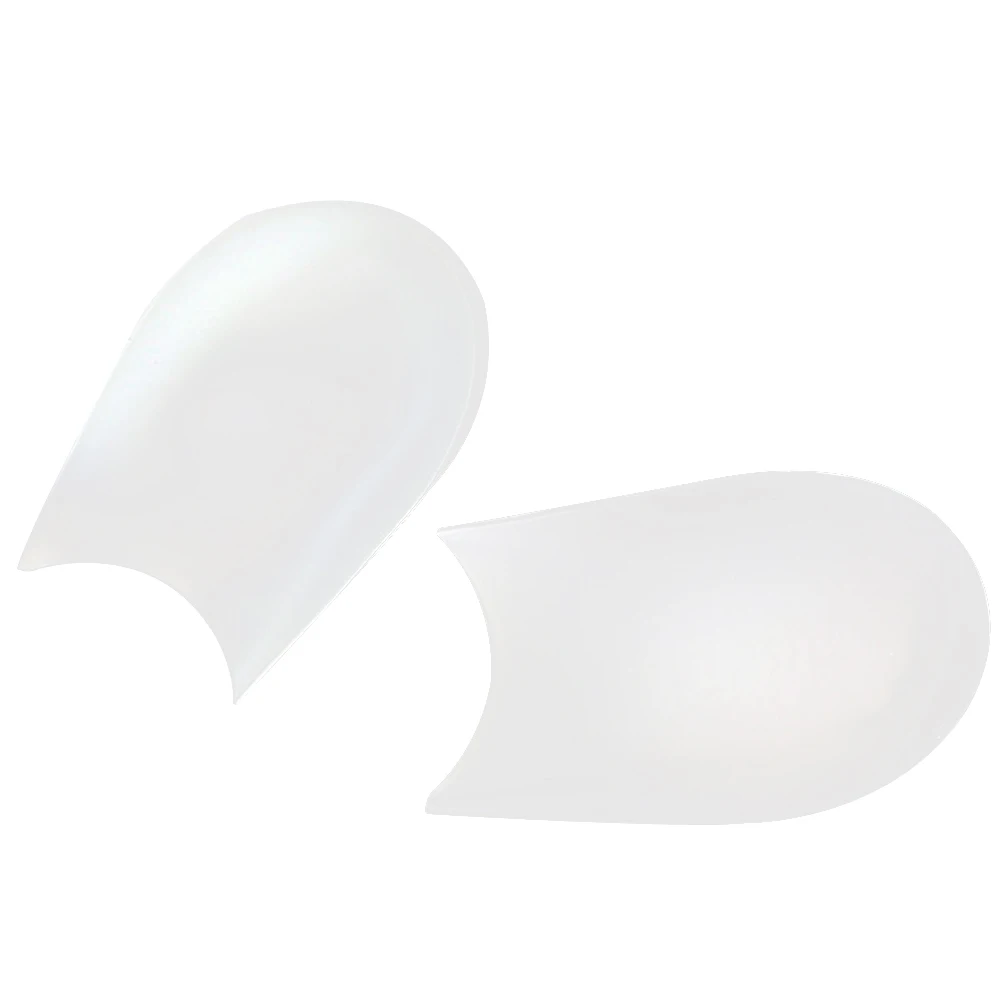 

1 Pair Unisex Invisible Silicone Inserts Pain Relieve Height Increase Support Insole Breathable Foot Solid Half Pad Adults