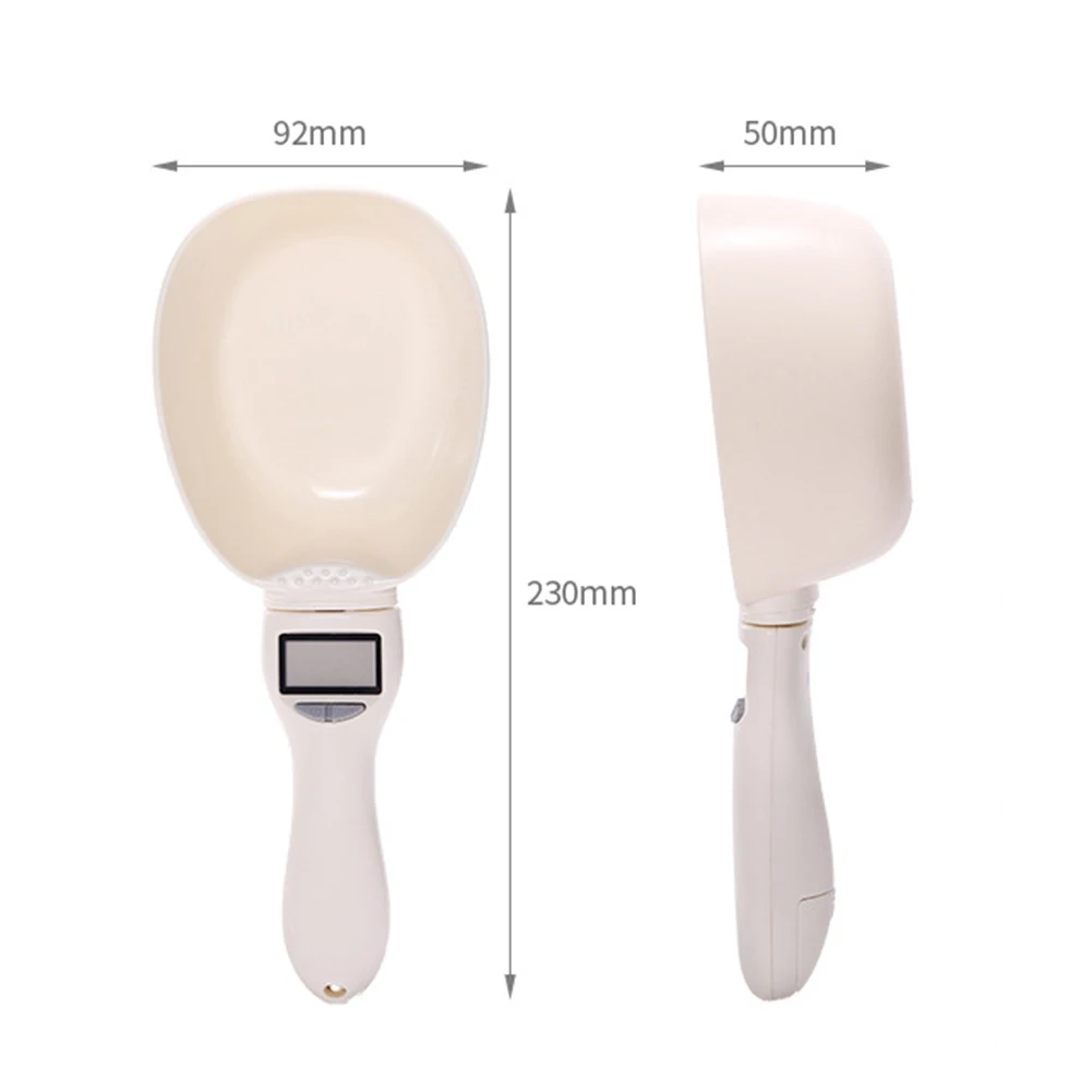 

800g Pet Food Scale Cup For Dog Cat Feeding Bowl Kitchen Scale Spoon Portable Weighing Measuring Scoop Cup Led Digital Display