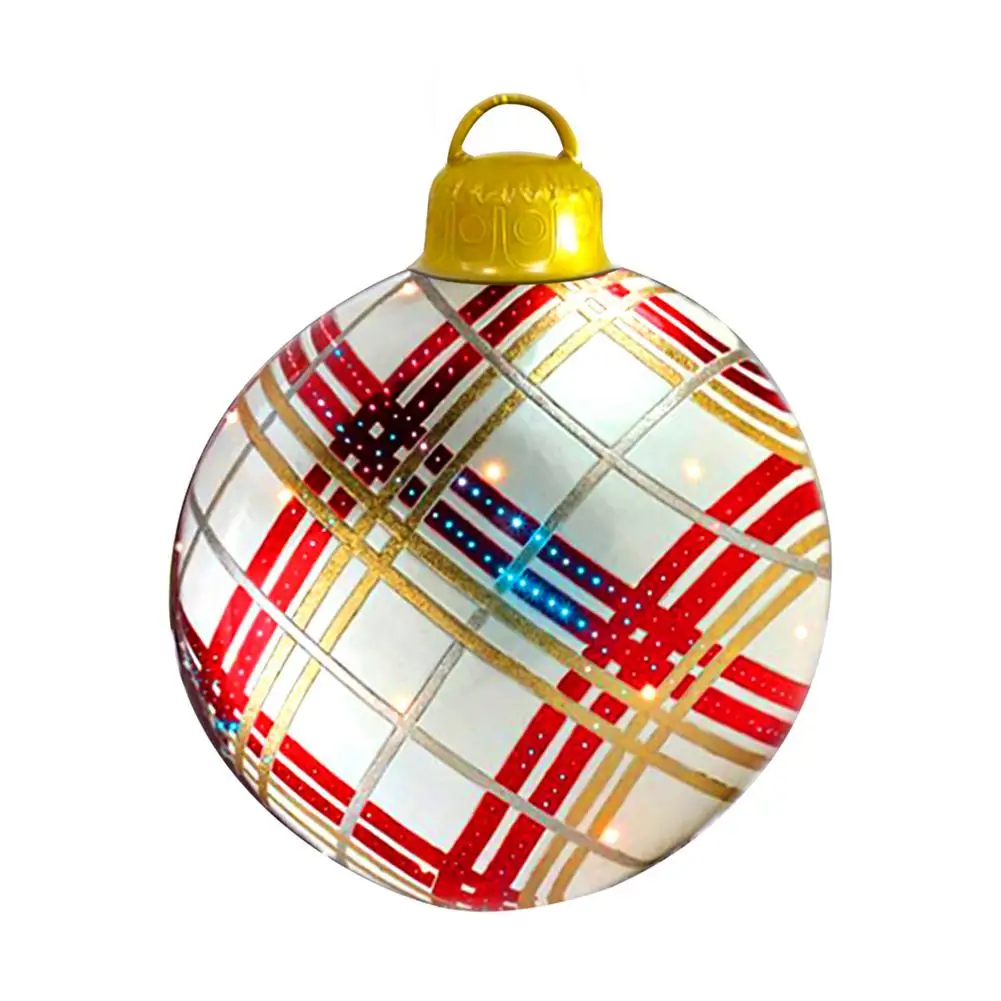 

Christmas Inflatables Inflatable Christmas Ball 23.6 Inches Large PVC Outdoor Christmas Balls Outdoor Christmas Decorations