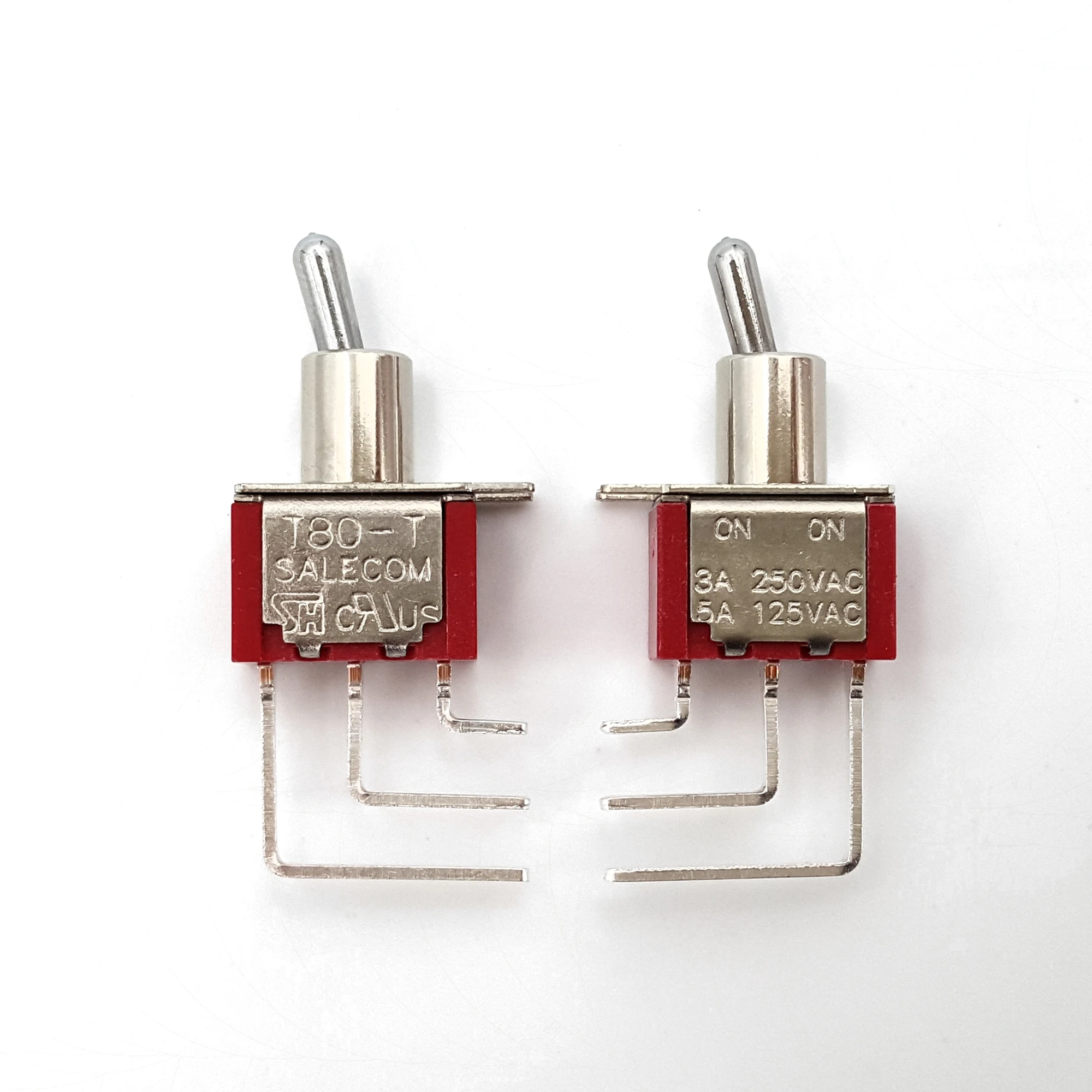 5 шт. SH T80-T серии 3Pin SPDT вертикальный правый угол PCD крепление мини тумблер |