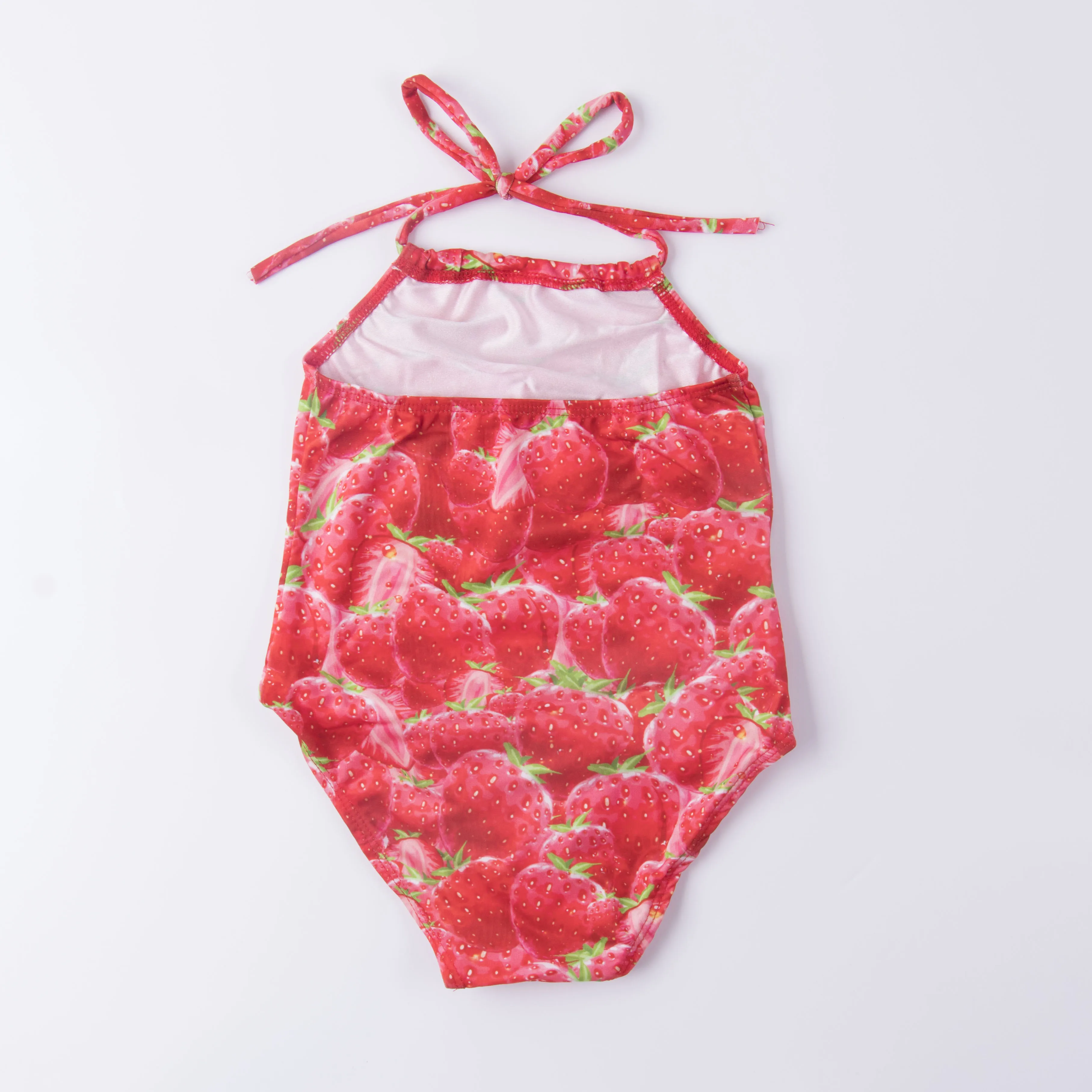 Для маленьких девочек s купальник &quotКлубничка&quot Летняя Одежда для