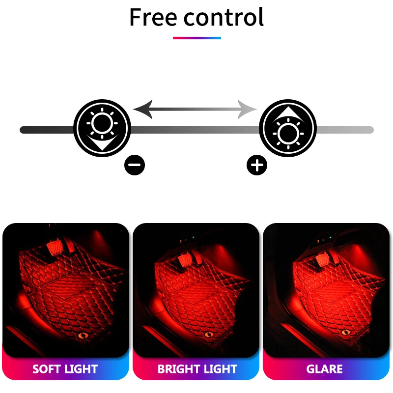 Для Chevrolet Cruze Aveo Lacetti Tahoe Aveo Niva Spark Orlando аксессуары RGB Светодиодные полосы света декоративная атмосфера света