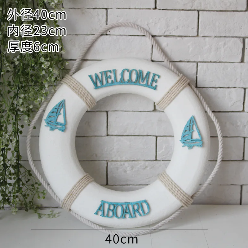Добро пожаловать настенный орнамент спасательный круг вспененный лодка на стену