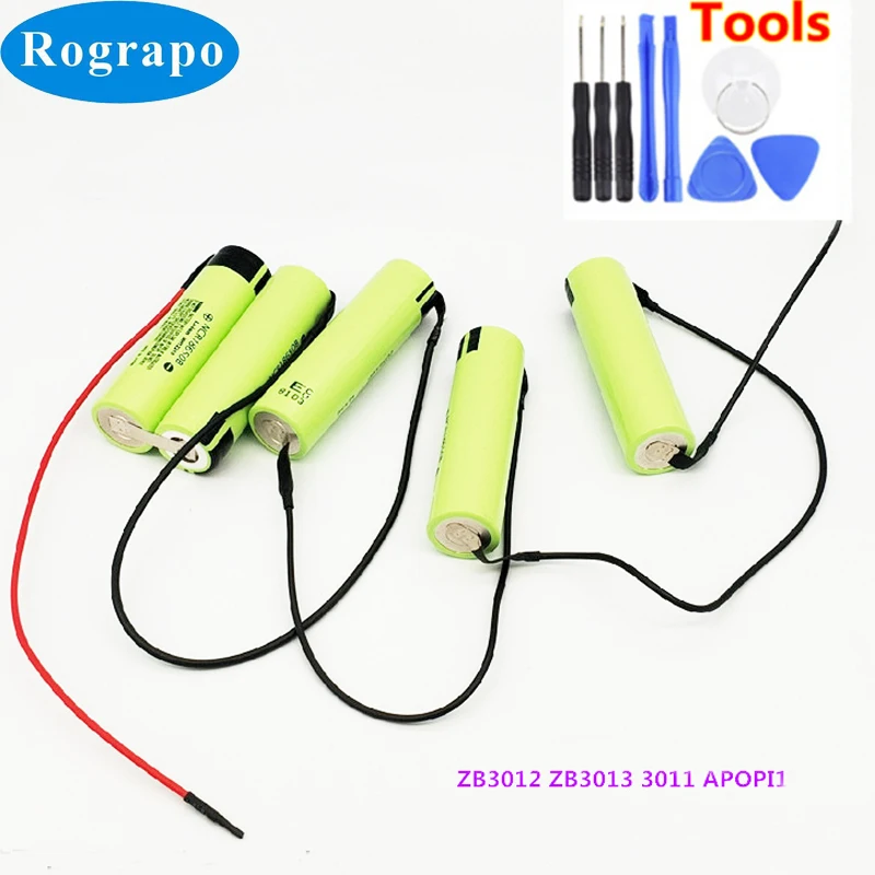

New 18V 2600/3400mAh Battery For Electrolux ZB2904 ZB2941 ZB3012 ZB3013 ZB3011 APOP Vacuum Cleaner Replacement Batterie+tools