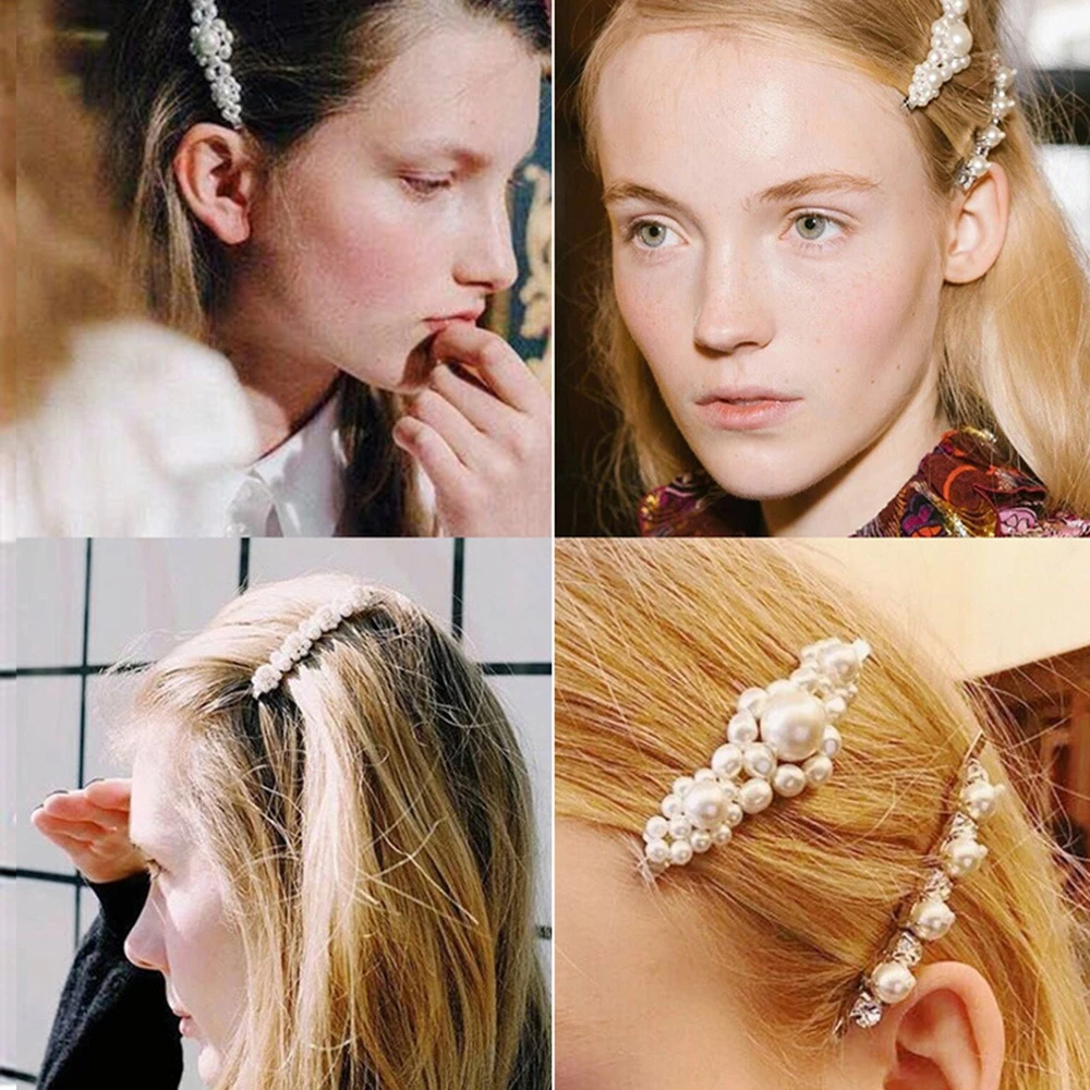 1/2 шт./комплект заколки для волос с искусственным жемчугом| |