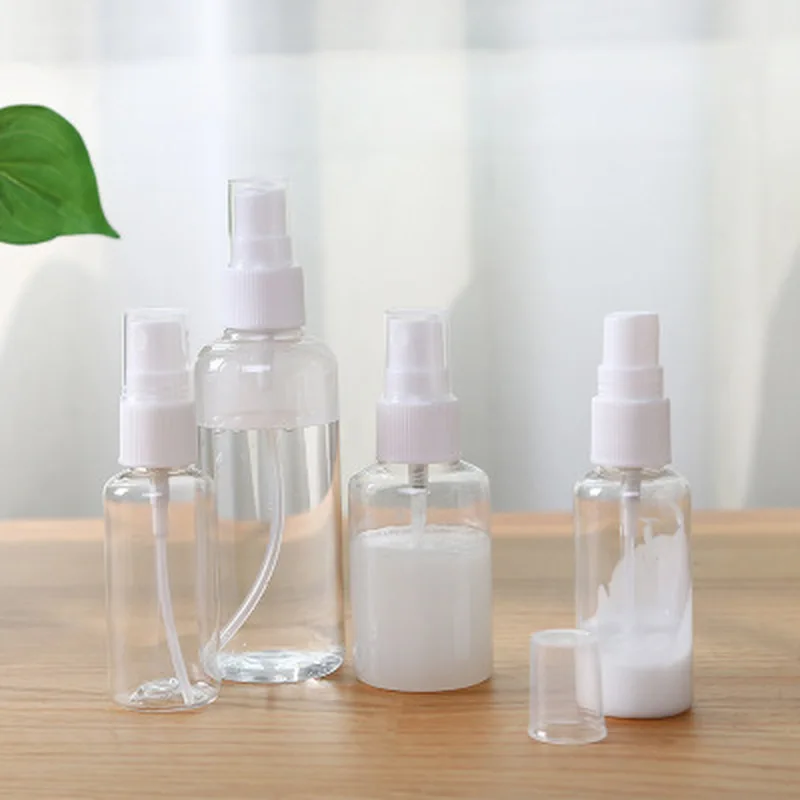 

New Small Spray Bottle Mini bottle Portable Small Makeup Refill Bottle Plastic Bottle Spray Face Travel Set