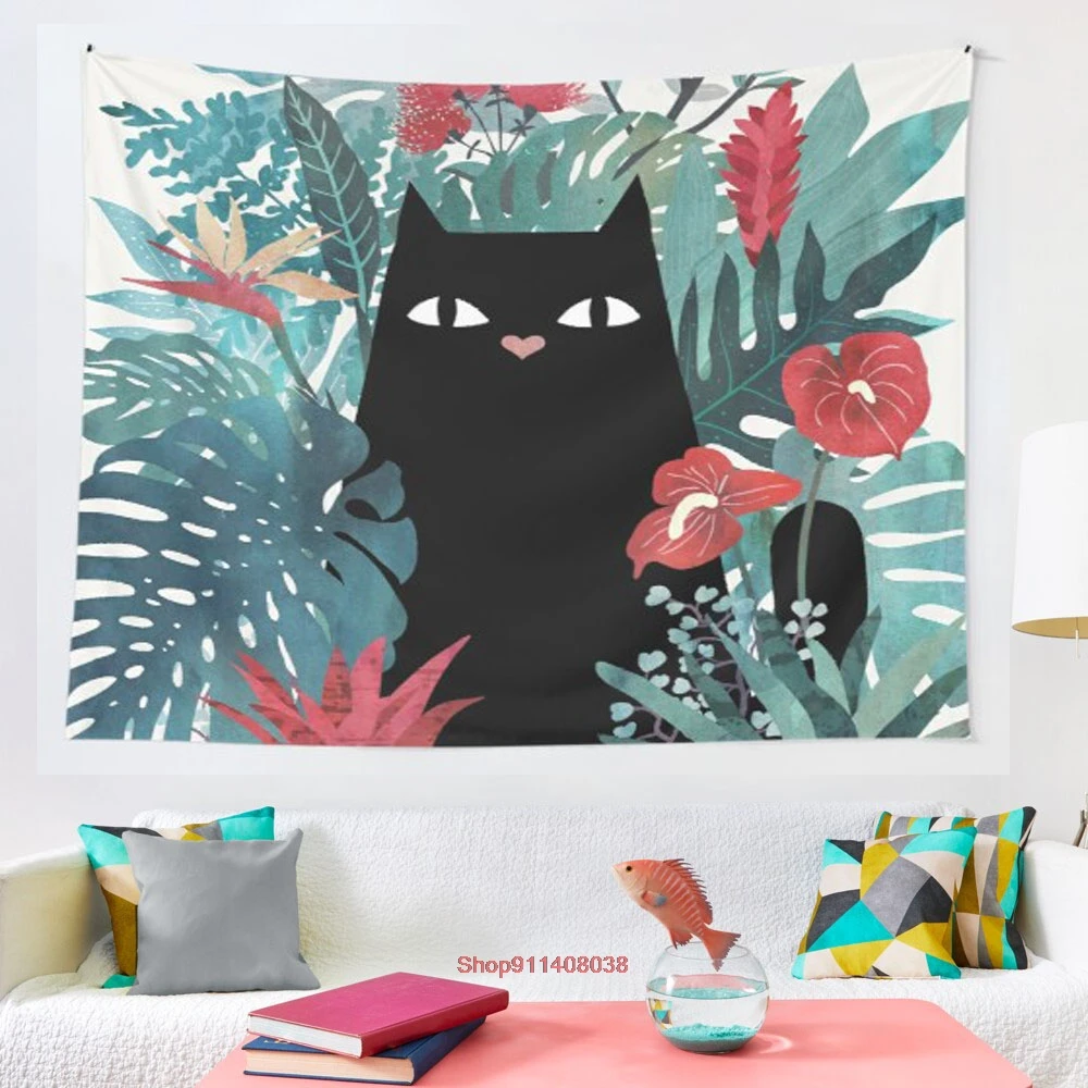 

Popoki tapestry Wall Hanging Tapestries for Living Room Bedroom Decor