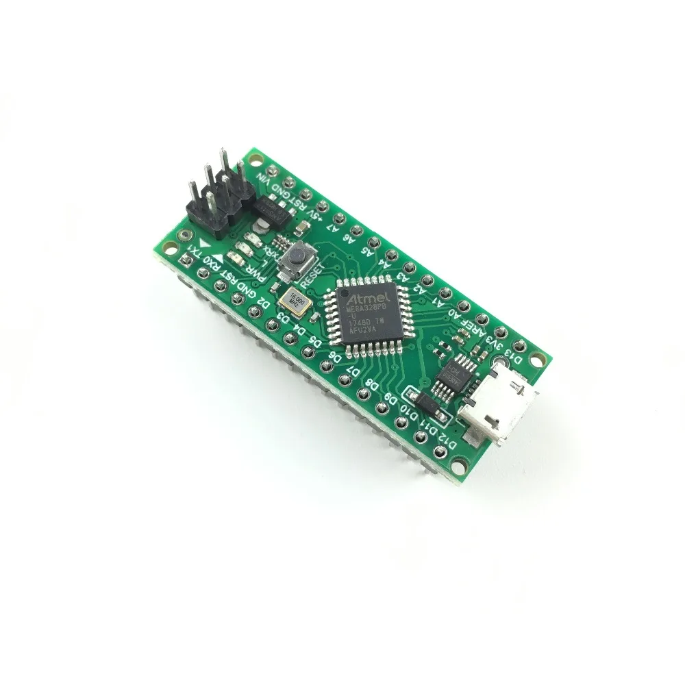 10 шт. Nano 3,0 контроллер совместим с arduino совместимый nano Atmega328 серии CH340 USB драйвер без кабеля NANO V3.0