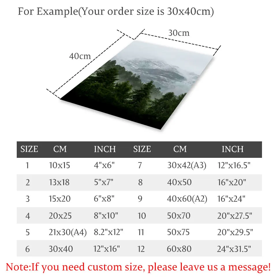 Фотографии леса скандинавский плакат пейзаж холст картина горный настенное