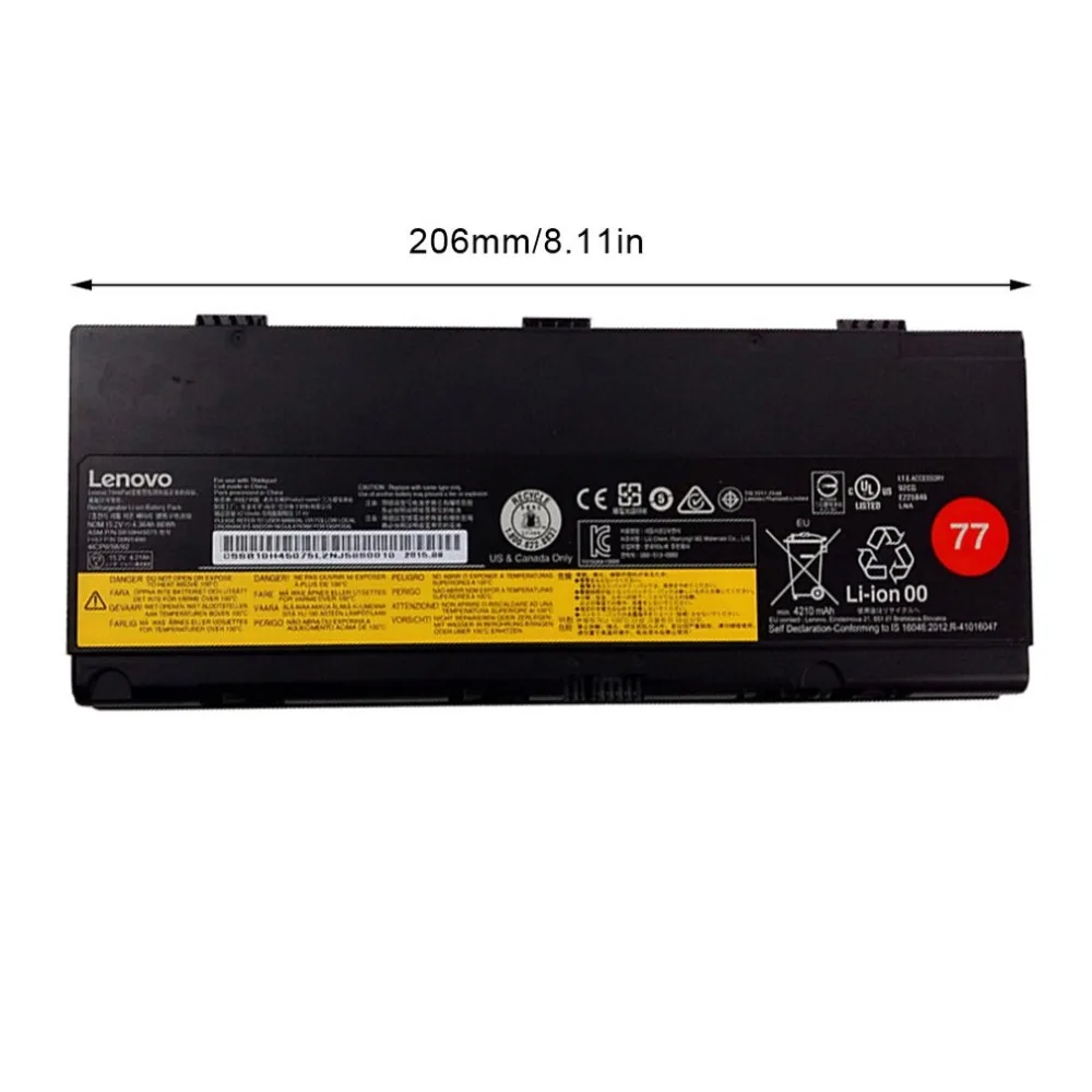 Lenovo Thinkpad P50 P51 серия аккумулятор для ноутбука 4X50K14090 4/6 Аккумулятор для ноутбука оригинальные аксессуары