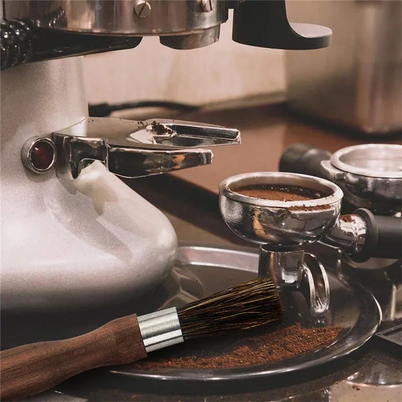 Щетка для чистки Кофемолки с натуральной щетиной шнур кофемашины щетка