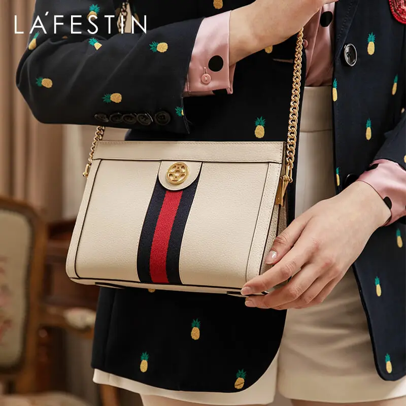 LA FESTIN 2020 Новая модная женская сумка на одно плечо с цепочкой через роскошный