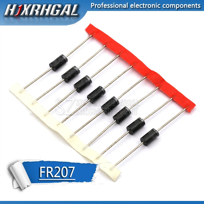 1pcs Rectifier Diode 2A 1000V DO-15 FR207 hjxrhgal | Diodes