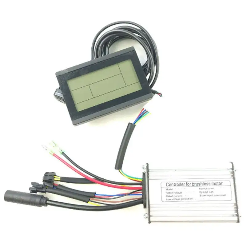 

SOMEDAY Electric Bicycle 36V/48V 22A Square Wave Controller and 24V 36V 48V KT LED or LCD Color Display for Light Line