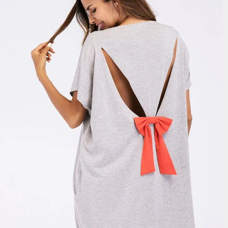 Длинное платье в пол с бантом Абаи выдалбливают длинный халат платья