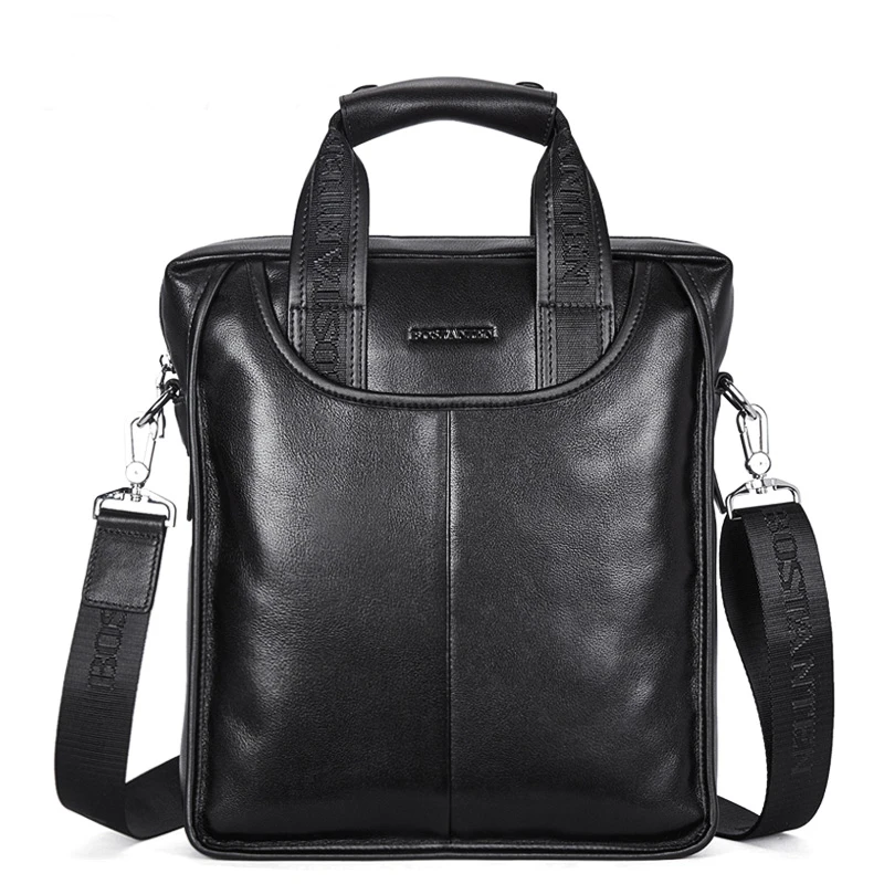 Мужская сумка мессенджер из натуральной воловьей кожи Повседневная для ноутбука