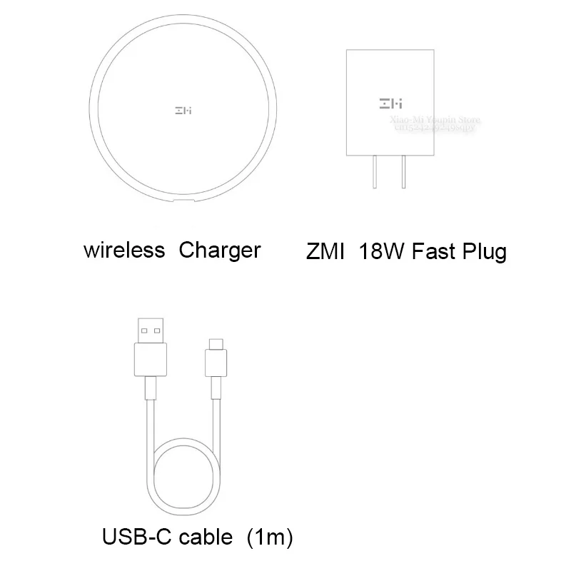 Xiao mi jia Z mi WTX10 LevPower X Qi-сертифицированное 7,5 Вт Беспроводное зарядное устройство Iphone 10 Вт Зарядка для samsung для iPhone+ iPad для mi