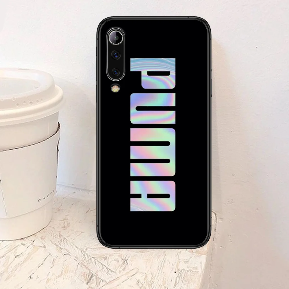 

Fashion Luxury Pumae Sports Phone Case For Xiaomi Mi Note 10 A3 9 MAX 3 A2 8 9 Lite Pro Ultra black Funda 3D Bumper Pretty Back