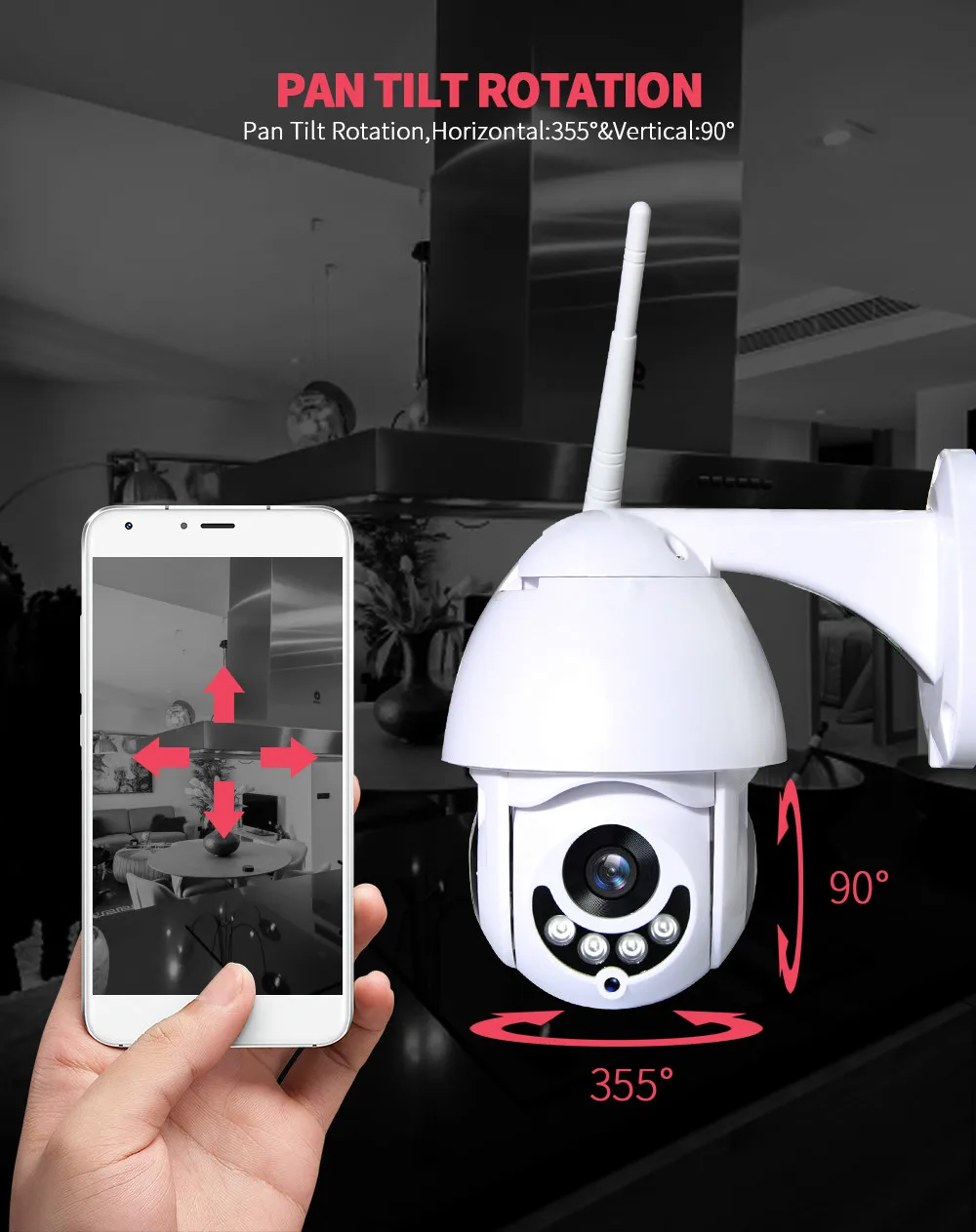 SHIWOJIA 1080P HD PTZ IP камера Wifi Беспроводная H.265X наружная скоростная купольная