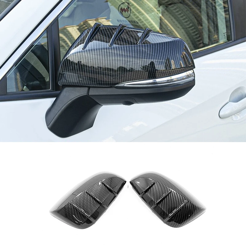 

ABS Carbon Fiber For Toyota Alphard Vellfire 2016 2017 2018 19 2020 Car side rearview mirror Cover Trim Auto Accessories Styling