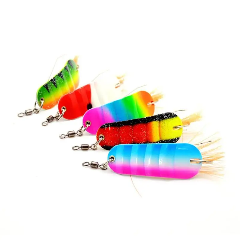 Новая зимняя Рыболовная Снасть в форме рыбы приманка миниатюрный металлический