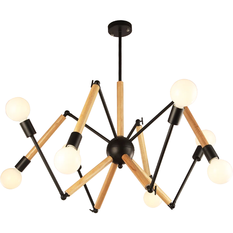 Nordic lighting creative personality European retro clothing store industrial wind bedroom modern minimalist living room spider | Освещение