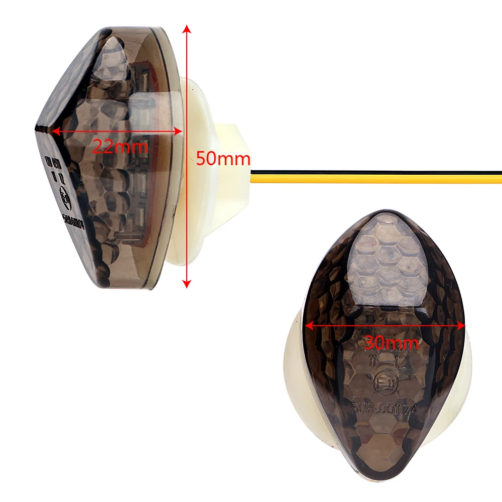 

ITimo Universal Motorcycle Lighting For Honda 2 Pieces/Set Turn Signal Lights Indicator Lamp