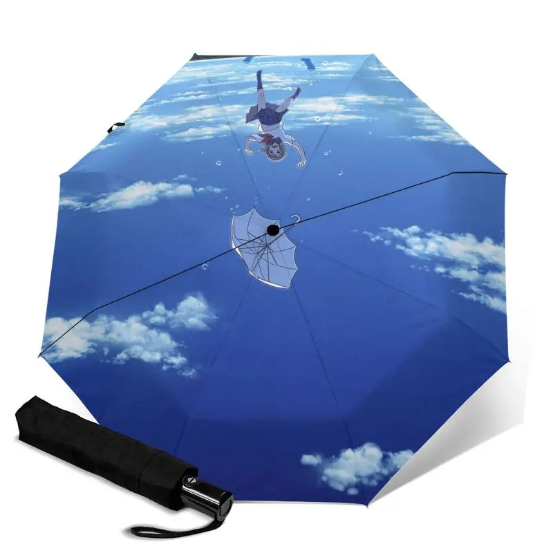 Персонализированные Автоматический напольный зонтик DIY Рисунок Печатный