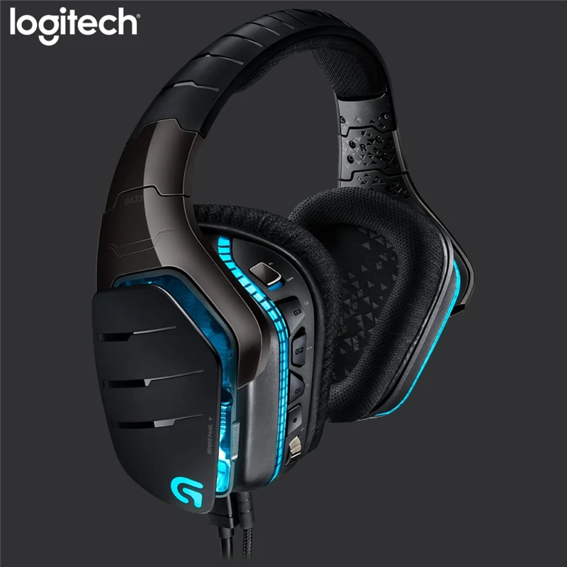 Игровые наушники Logitech G633 Artemis Spectrum RGB 7 1 объемный звук головка микрофона для мыши