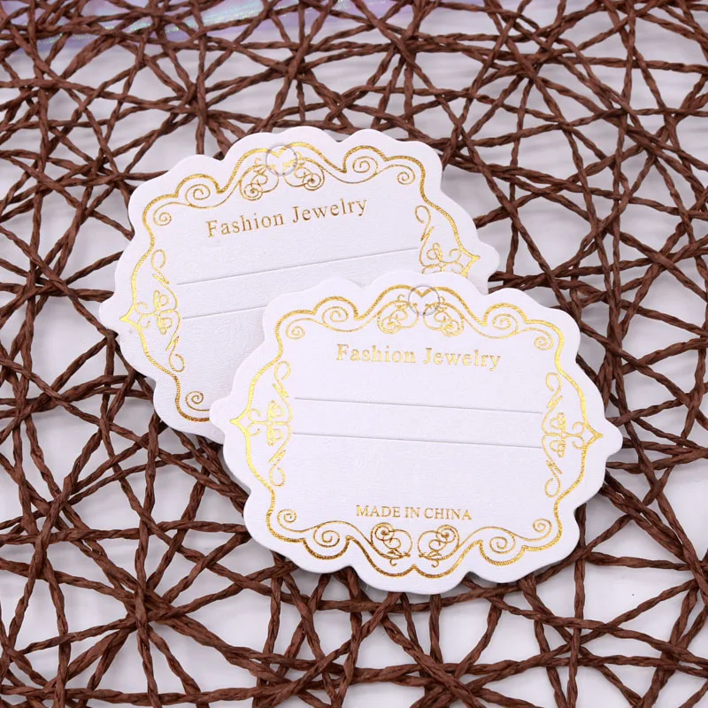 100 шт. 9*7 см форма Кружева крафт заколка для волос|Упаковка и стойки украшений| |