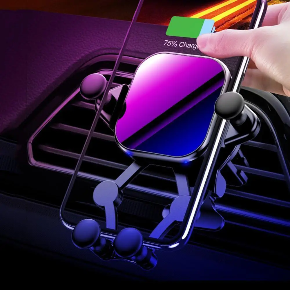 Универсальное Быстрое беспроводное зарядное устройство Qi автомобильное для iPhone