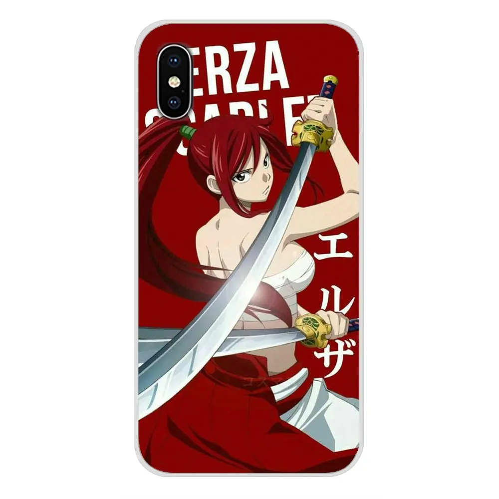 For Samsung A10 A30 A40 A50 A60 A70 Galaxy S2 Note 2 3 Grand Core Prime Accessories Phone Cases Covers Erza Scarlet Fairy Tail | Мобильные