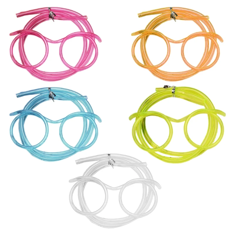 

Silly Straws Bar Accessories Party Supplies Magical Drinking Eyeglasses Straws