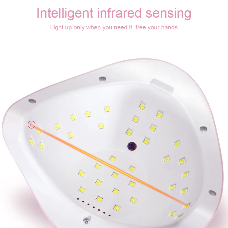 110 Вт телефон сушилка для гель-лака ногтей отверждение всех видов искусства 36