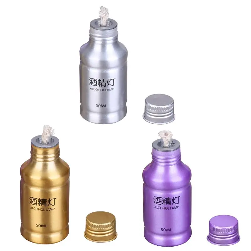 

Portable Mini 50ml Aluminum Alloy Alcohol Burner Lamp Chemistry Lab Equipment Test Tube Heating Tool Supplies