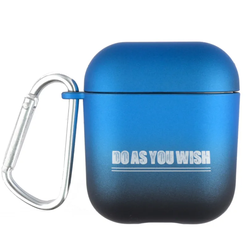 Твёрдый силиконовый чехол OTTWN для изменения цвета, простота для Apple Airpods, противоударный чехол для Apple AirPods, защитный чехол