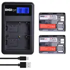 BP-511 BP-511A батареи + ЖК двойное зарядное устройство для Canon EOS 50D 40D 30D 20D 10D 5D 300D PowerShot G6 G5 G3