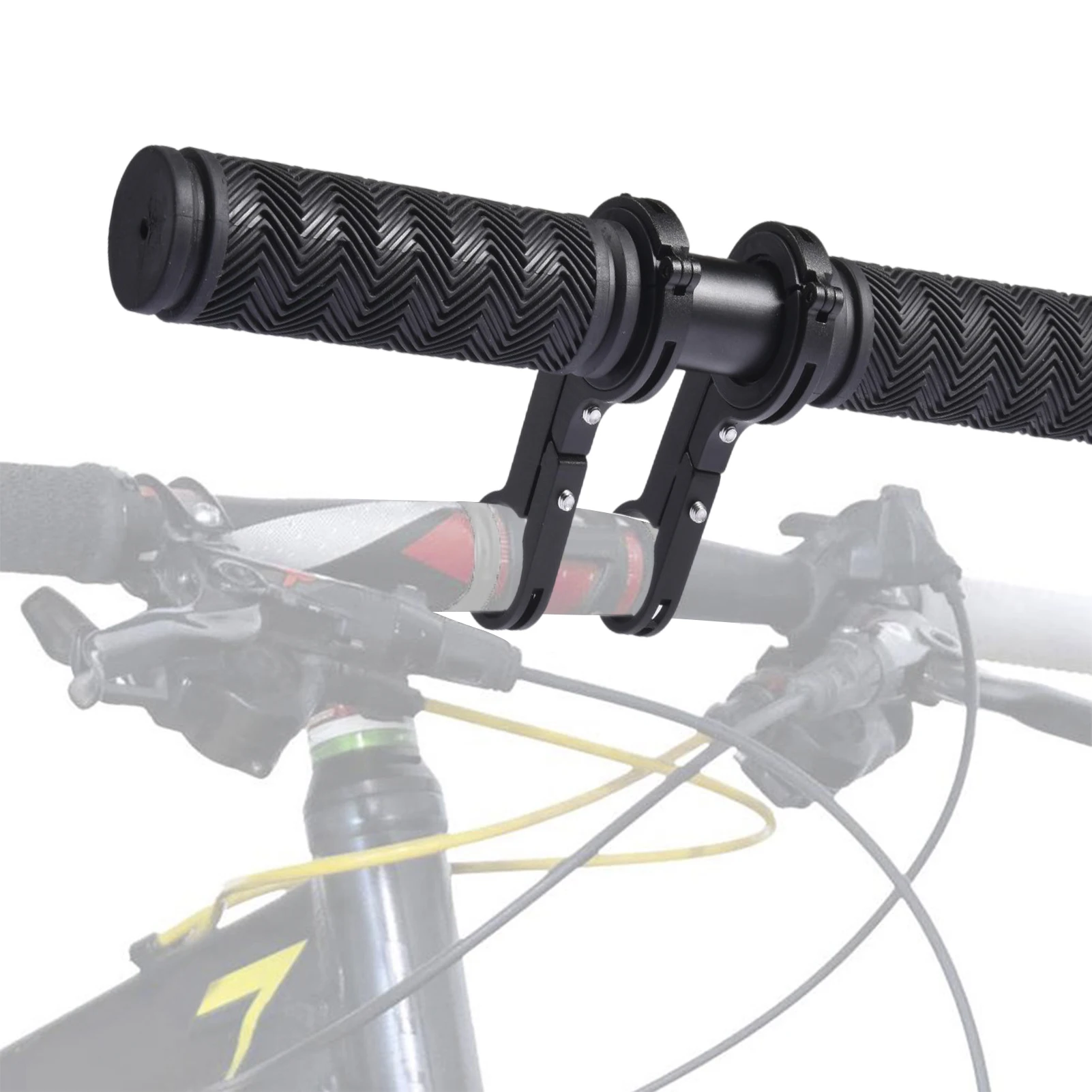 

Rubber + Aluminum Alloy Handle Grips Mountain Bike Handlebar Easy Assembly Child Seat Accessory For Flat Or Riser Handlebars