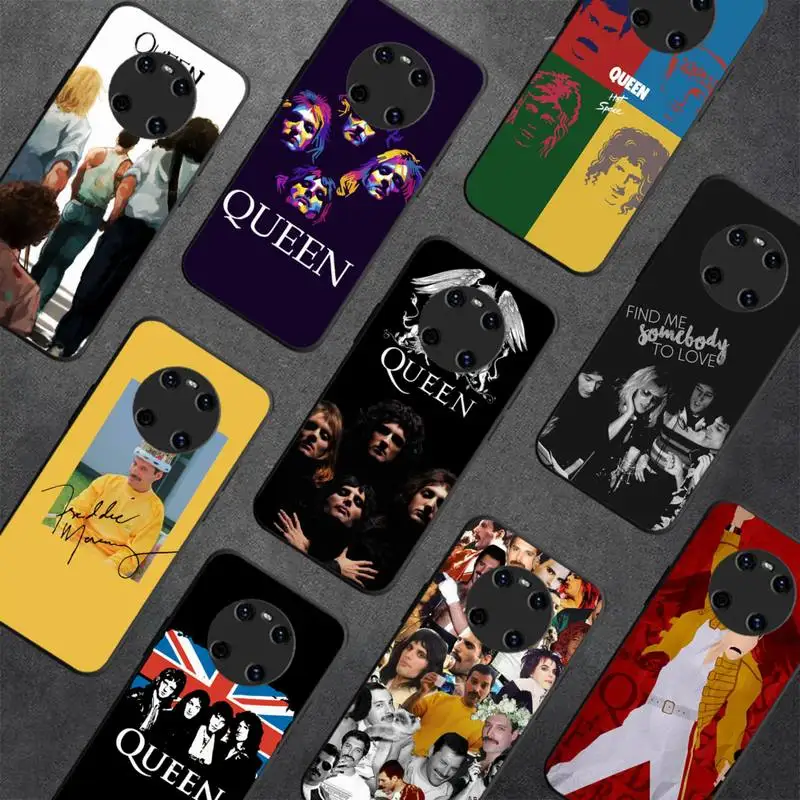 

Freddie Mercury Queen band Phone Case For Huawei Y5 Y62019 Y52018 Y92019 Luxury funda case for 9prime2019