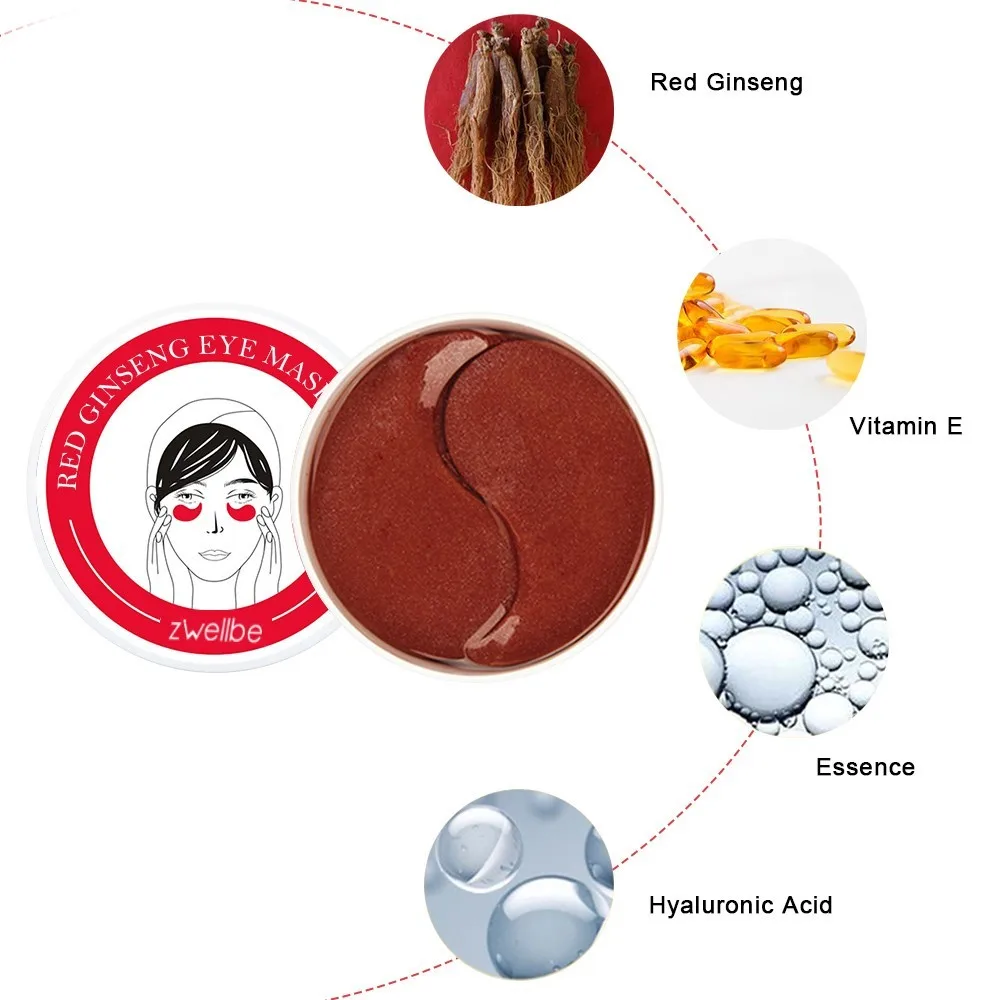 Черная жемчужина золотые маски для глаз 60 шт. гидрогелевые патчи ремонт удаления