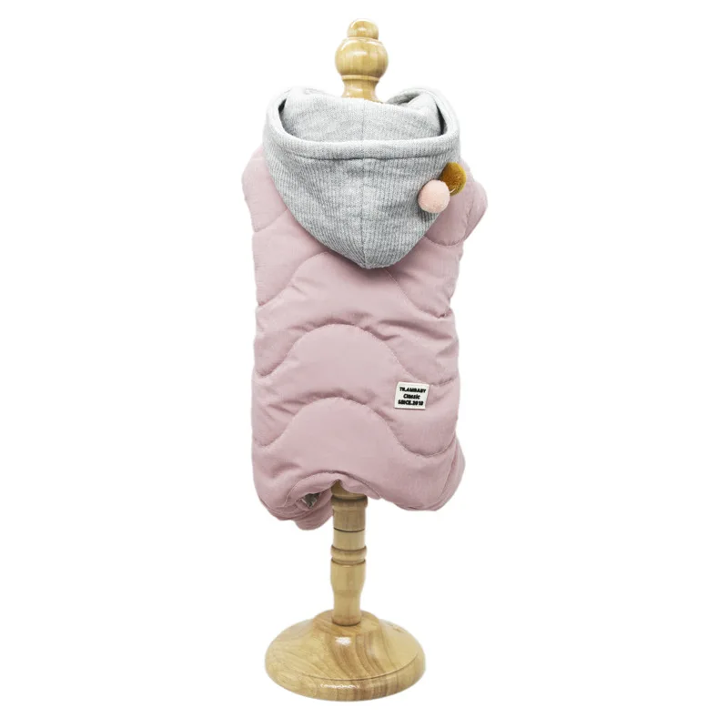 Комбинезоны с четырьмя ножками для собак 100% хлопок цвет розовый желтый очень