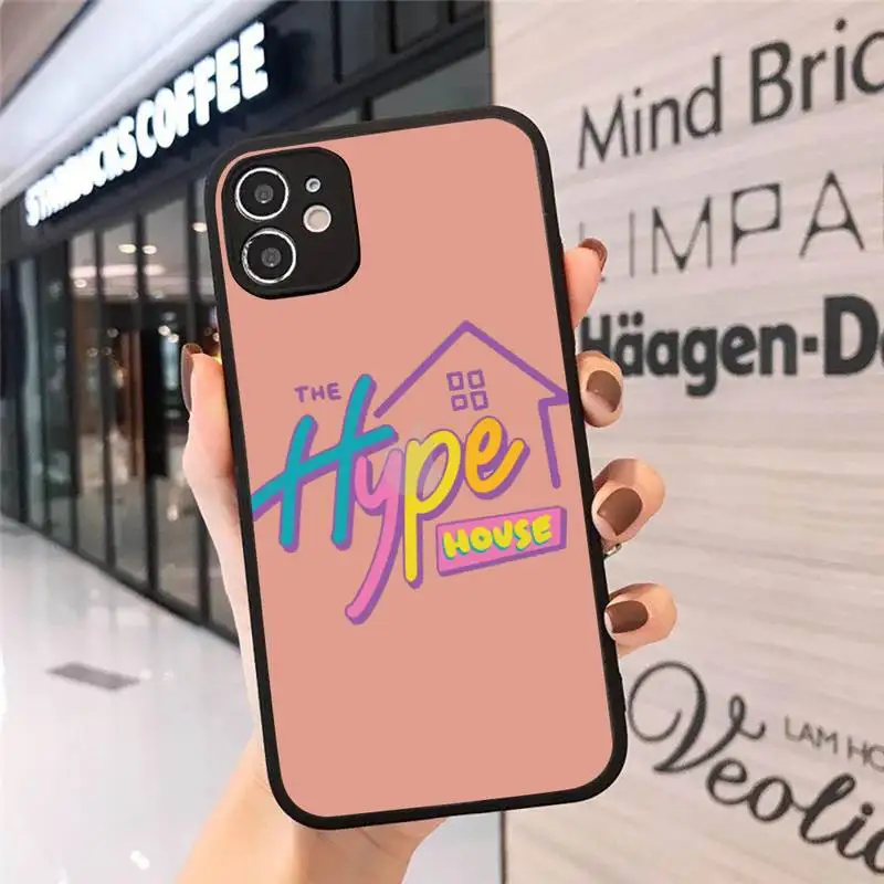 

Hype House art design logo Phone Case matte transparent For iphone 7 8 11 12 plus mini x xs xr pro max luxury design cover
