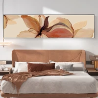 abstract flower wall poster print scandianvian watercolor plant canvas painting nordic decorative picture living room home decor