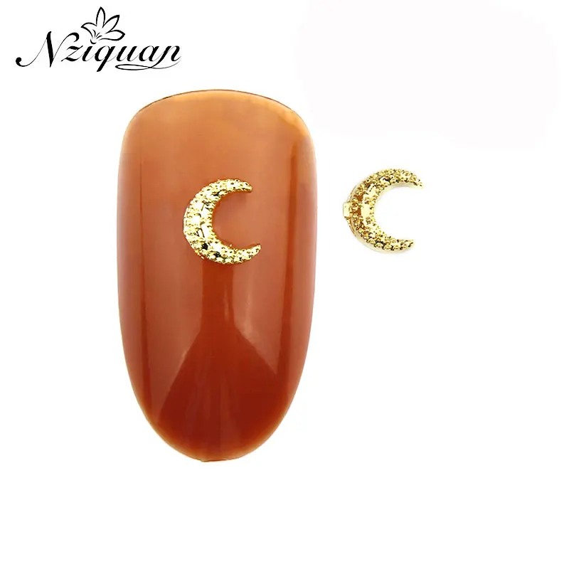 

2020 новый продукт 20 шт овальные золотые наклейки для украшения ногтей очаровательные геометрические металлические сплав дамы DIY украшения н...