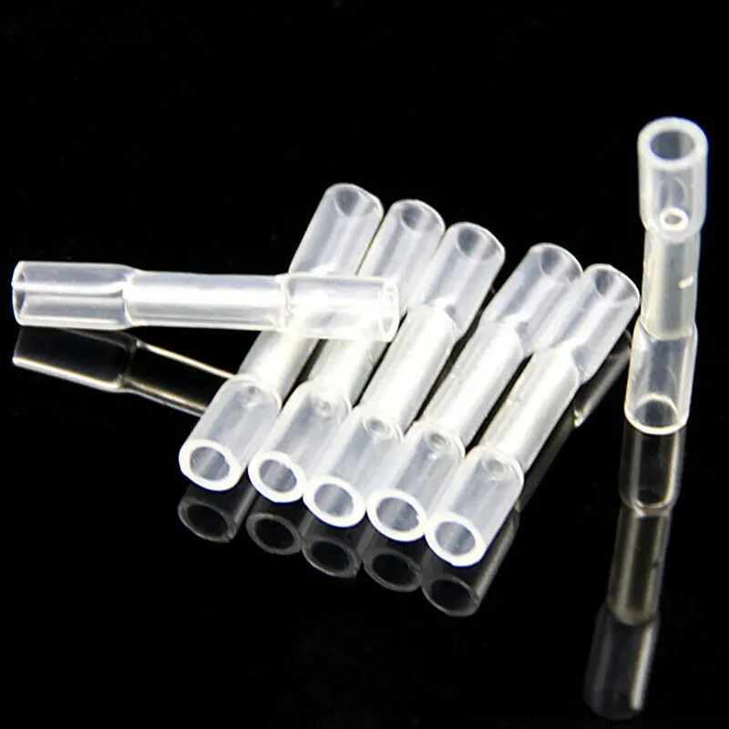 100 шт. изолированные термоусадочные стыковые соединители Водонепроницаемый