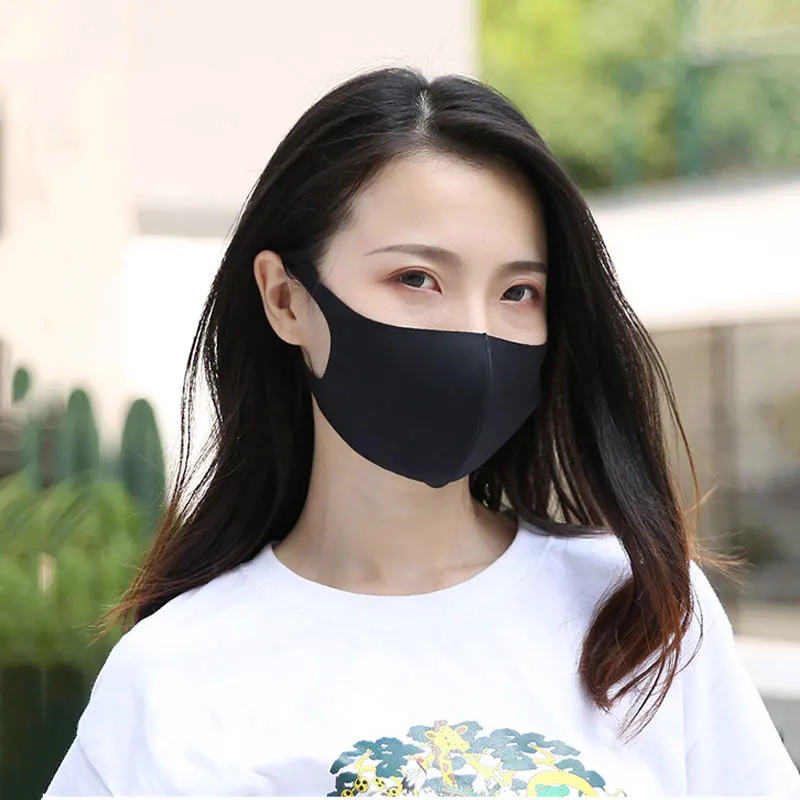 3 шт. ледяной шелк хлопковая Пылезащитная маска защита от солнца анти-приливы