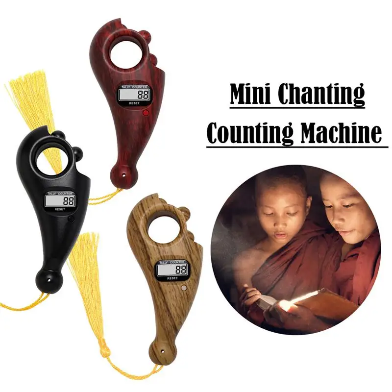 

Buddha Beads Finger Counter Digital Display Counter Mini Chanting Counting Machine For Islamic Muslim Rotating Prayer