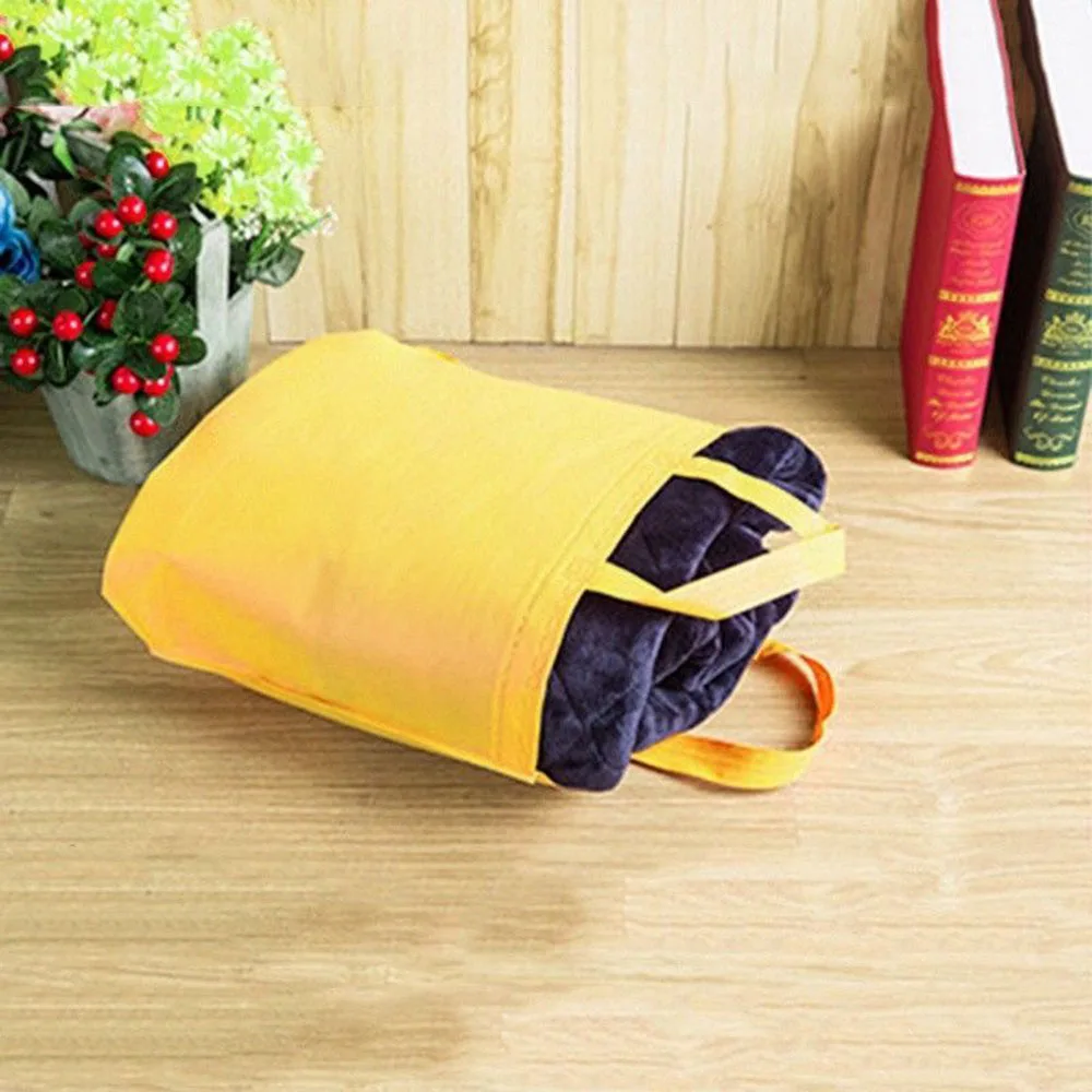 

1PC Nonwoven Grocery Foldable Bag Shopping Storage Reusable Eco Tote Bag Handbag
