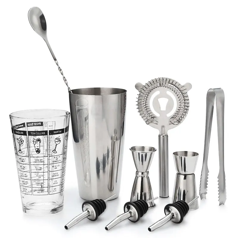 Шейкер барные сеты Нержавеющая сталь гостиная Кубок Бостон шейкер для коктейлей
