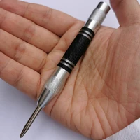 upgrade automatic center pin spring loaded mark center punch tool wood indentation mark woodworking tool bit punch needle